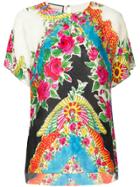 Gucci Floral Print Blouse - Multicolour