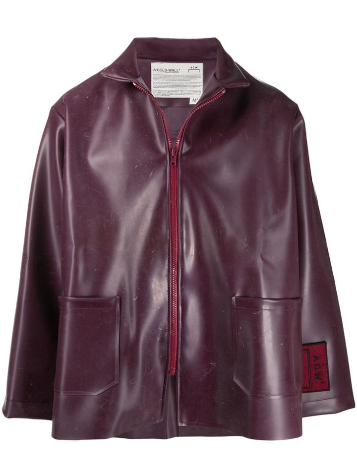 A-cold-wall* Oversized Zip-up Jacket - Red