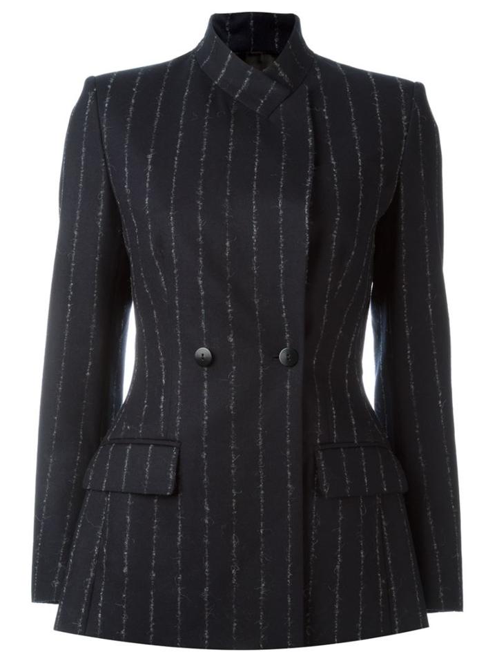 Cédric Charlier Pinstriped Double Breasted Blazer