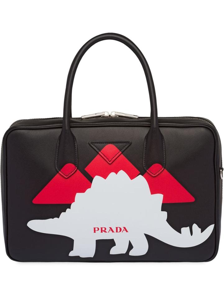 Prada Medium Leather Bag - Black