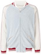 Laneus Zipped Bomber Jacket - Neutrals