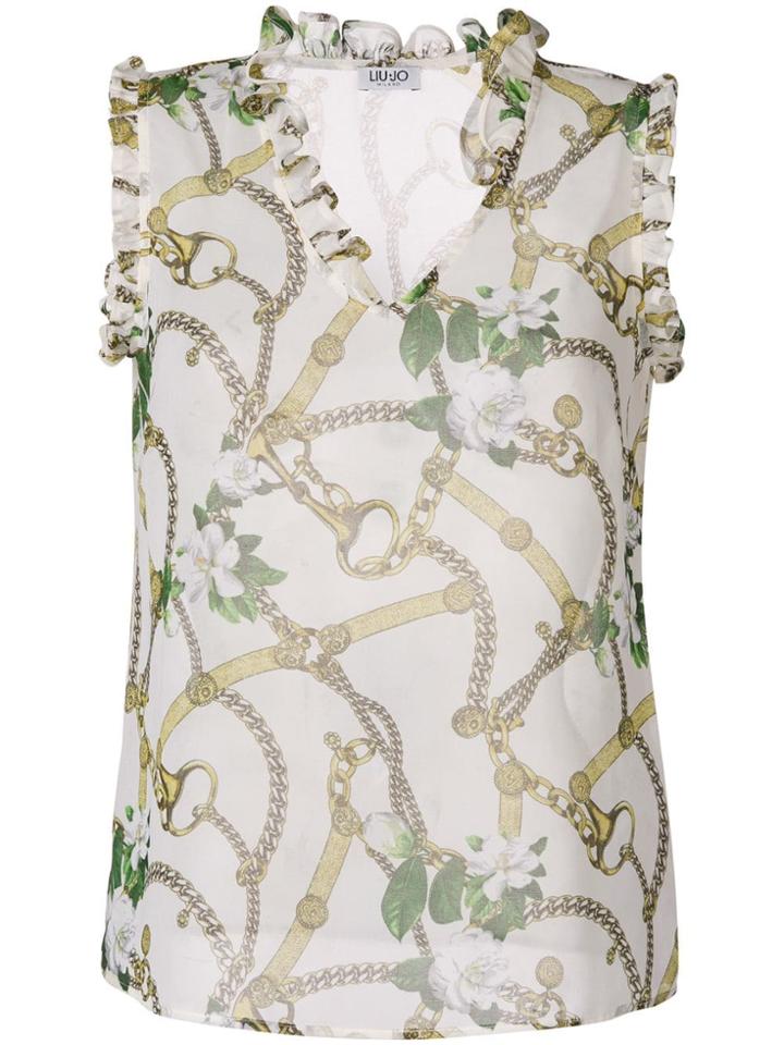 Liu Jo Manhattan Tank Top - Neutrals