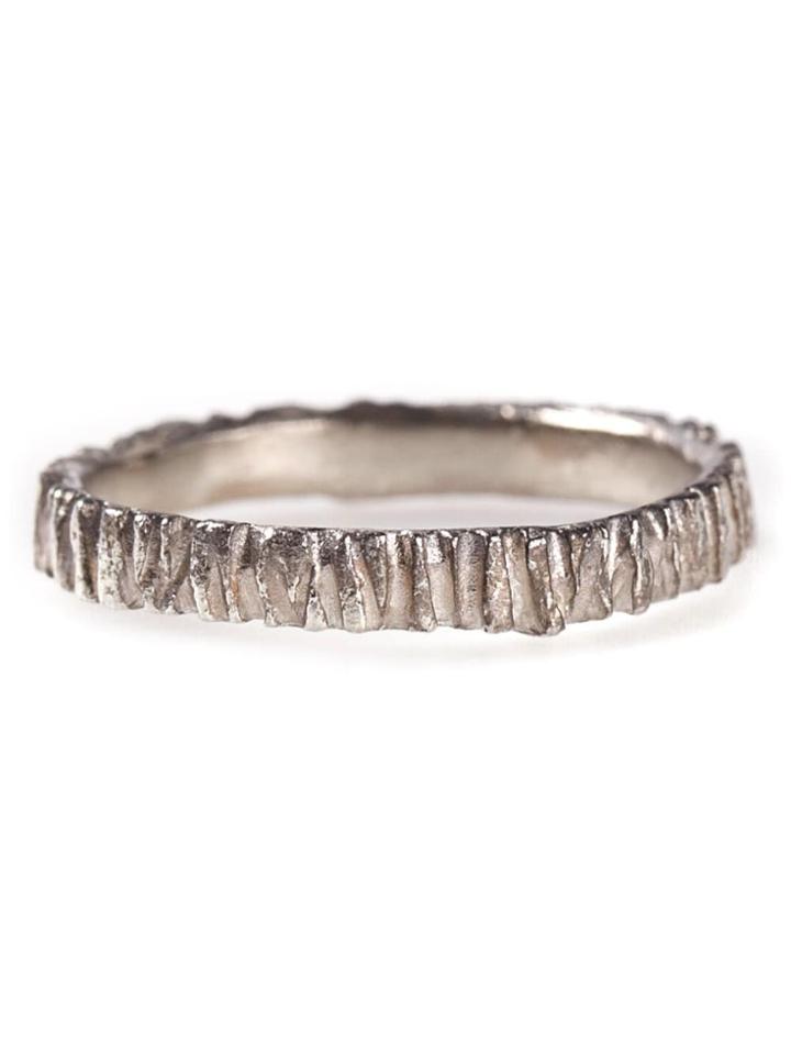 1-100 Textured Ring - Metallic
