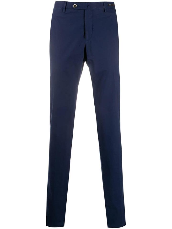 Pt01 Low Rise Chinos - Blue