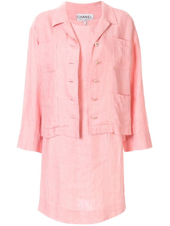 Chanel Pre-owned 1996 Setup Dress Suit - Pink
