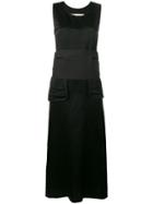 Uma Wang Tie Waist Long Dress - Black