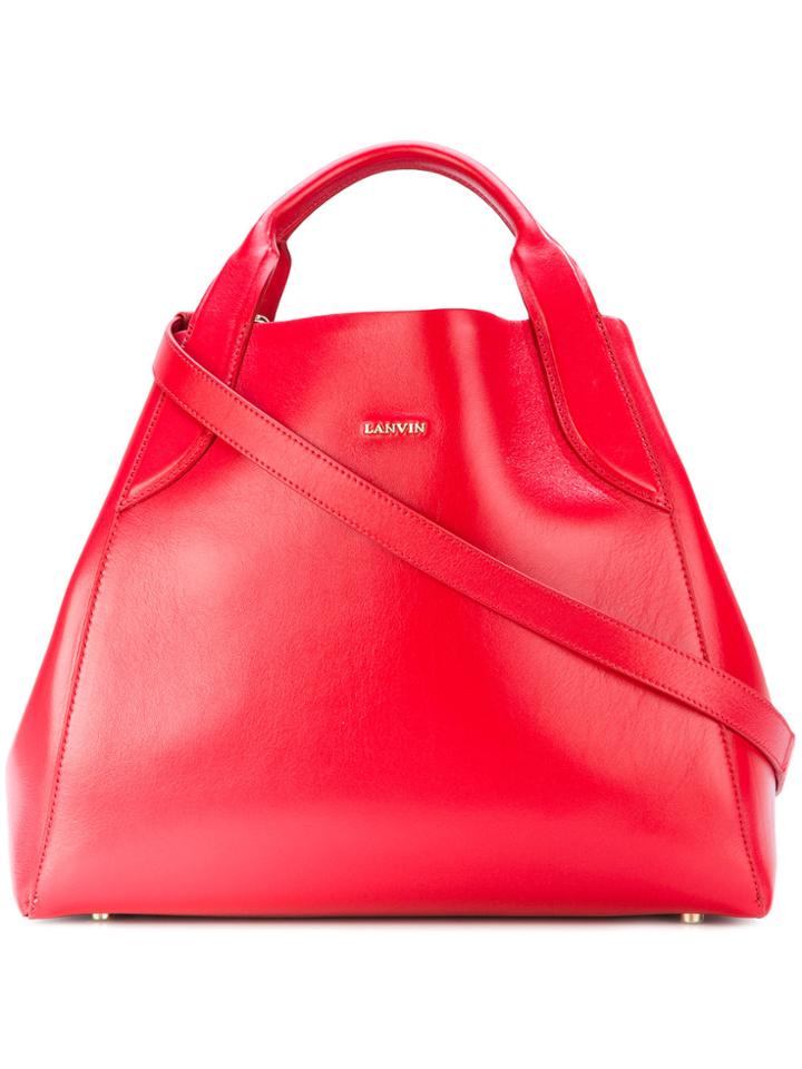 Lanvin Cabas Tote Bag - Red