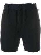 Fumito Ganryu Drawstring Technical Shorts - Blue