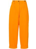 No21 Cropped Straight Trousers - Orange
