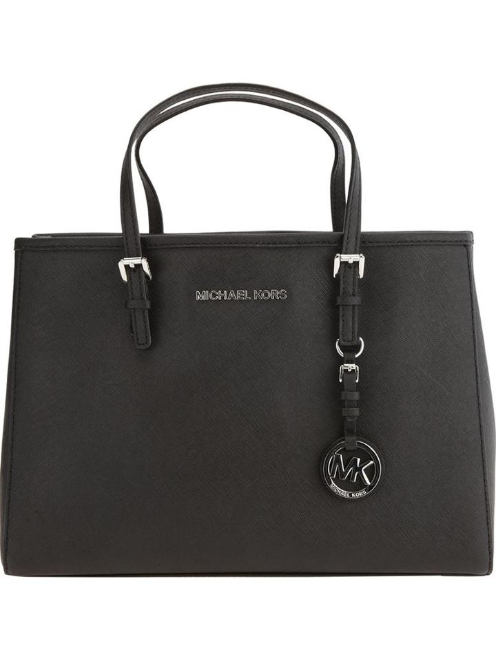 Michael Michael Kors Jet Set Tote, Women's, Black, Leather/calf Leather
