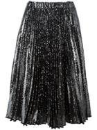 Giamba Pleated Mini Skirt - Red