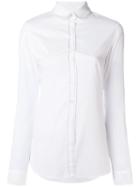 Maison Kitsuné Club Collar Shirt, Women's, Size: 36, White, Cotton