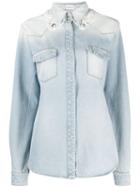 Magda Butrym Degrade Effect Denim Shirt - Blue