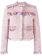 Msgm Tweed Jacket, Women's, Size: 38, Cotton/polyamide/acrylic/polyester