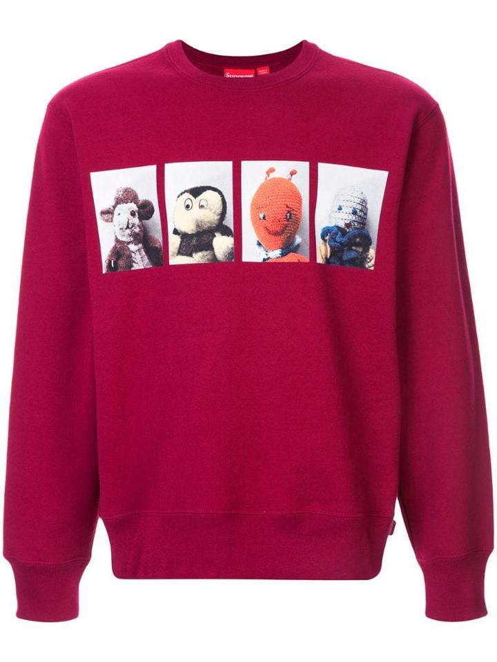 Supreme Mike Kelley Ahh Youth Sweatshirt - Purple