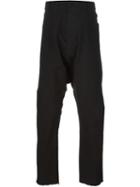 Lost & Found Rooms Drop-crotch Trousers, Men's, Size: Small, Black, Cotton/spandex/elastane