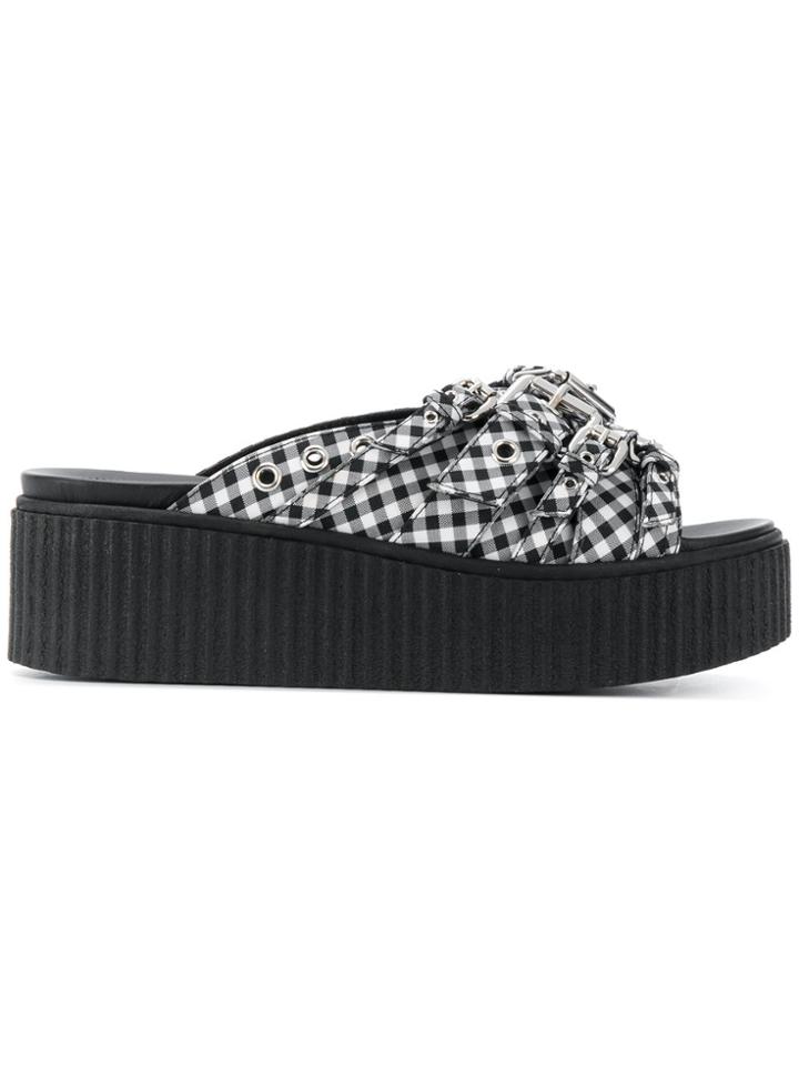 Mcq Alexander Mcqueen Dusk Eyelet Slides - White