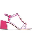 Dolce & Gabbana Keira Block-heel Sandals - Pink