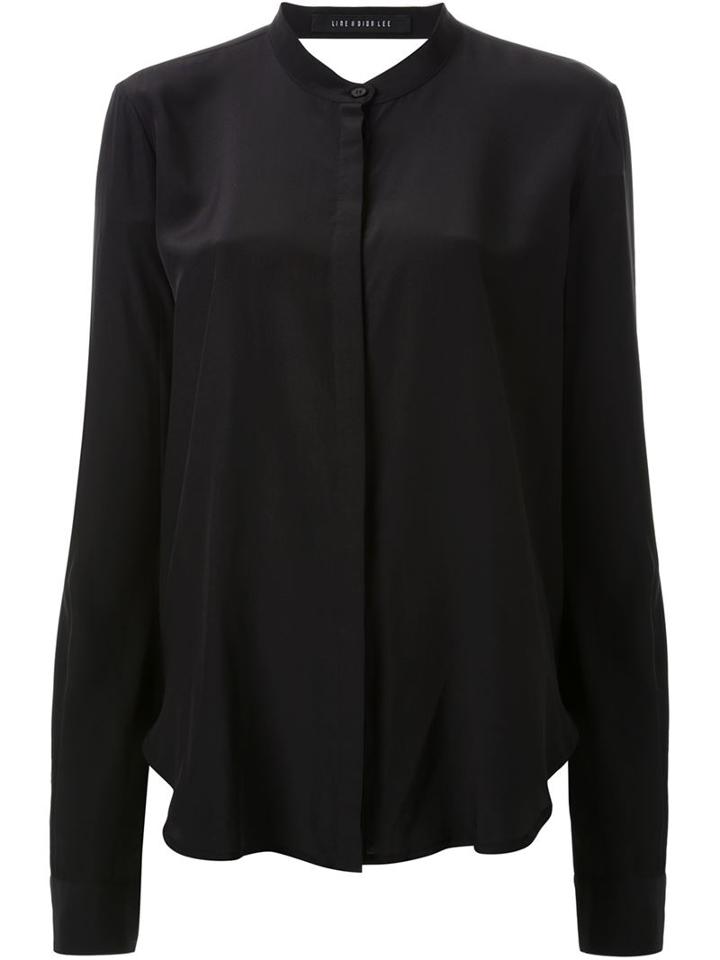 Dion Lee 'loop' Open Draped Back Shirt