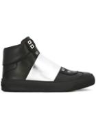 Jimmy Choo Archie Hi-top Sneakers, Men's, Size: 39, Black, Calf Leather/leather/rubber