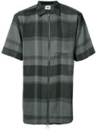 Chapter - Plaid Shirt - Men - Polyester/rayon - M, Blue, Polyester/rayon