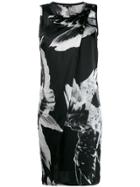 Ann Demeulemeester Printed Shift Dress - Black
