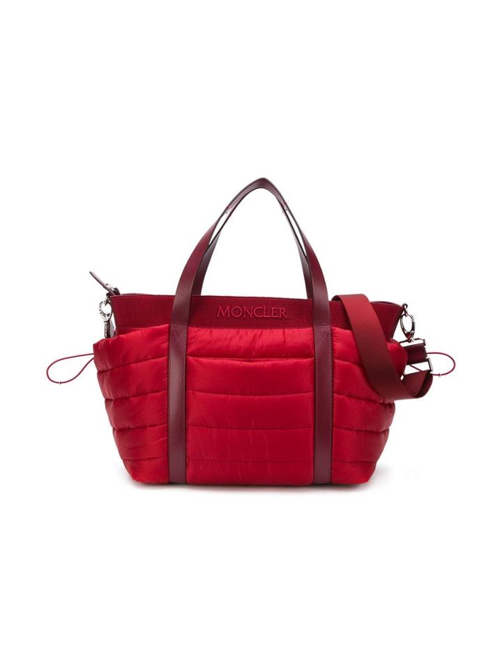 Moncler Kids Teen Padded Toe Bag - Red