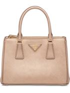 Prada Galleria Saffiano Leather Bag - Gold