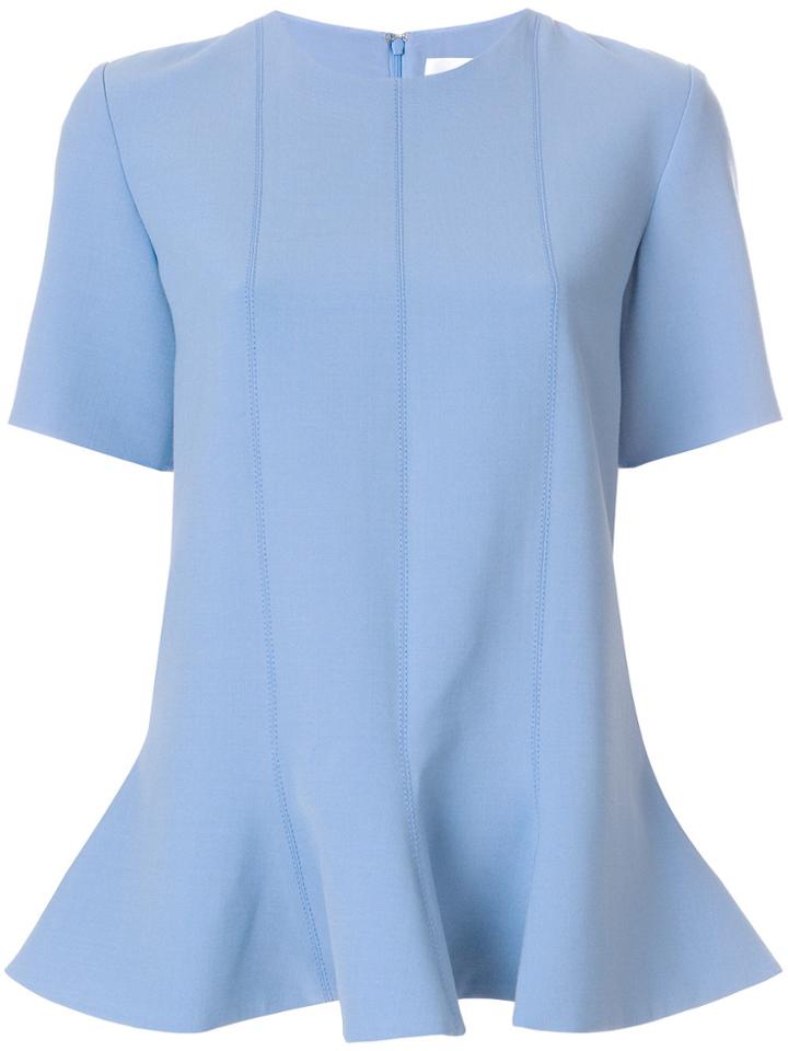 Victoria Victoria Beckham Flared Blouse - Blue