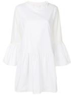 Mm6 Maison Margiela Ric Rac Trim Dress - White