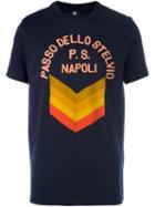 Ps By Paul Smith Front Print T-shirt, Men's, Size: Small, Blue, Cotton