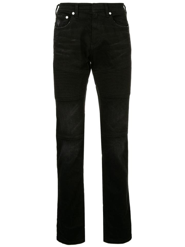 Neil Barrett Bootcut Biker Jeans - Black
