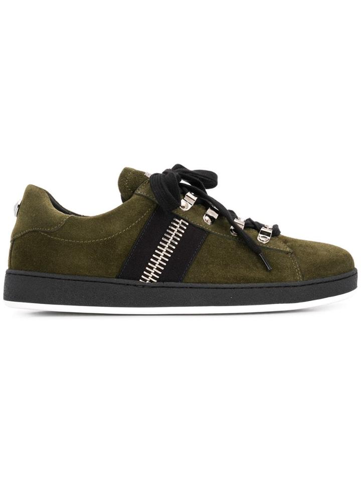 Balmain Low Top Sneakers - Green
