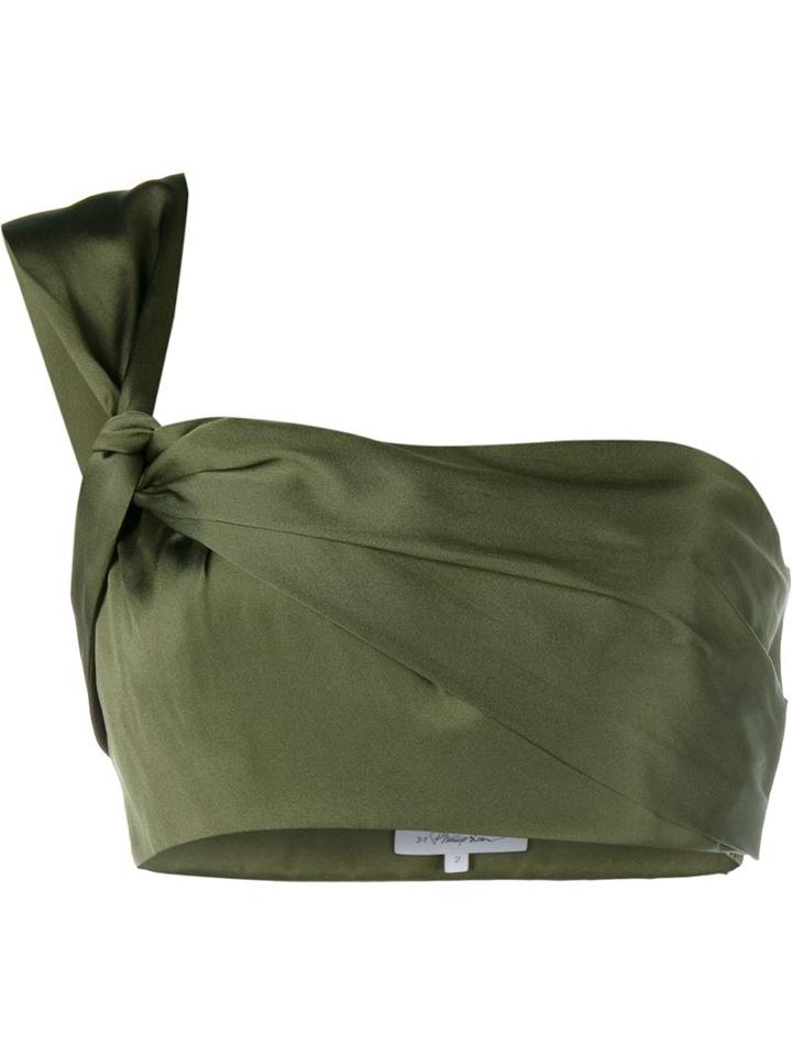3.1 Phillip Lim Asymmetric Bralet With Knot Detailing