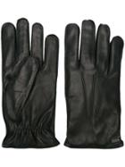 Dolce & Gabbana Trim Detail Gloves, Men's, Size: 9.5, Black, Lamb Skin/cashmere