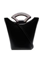 Usisi Curved Handle Tote Bag - Black