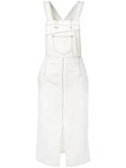Sjyp Clean Overall Dress - White