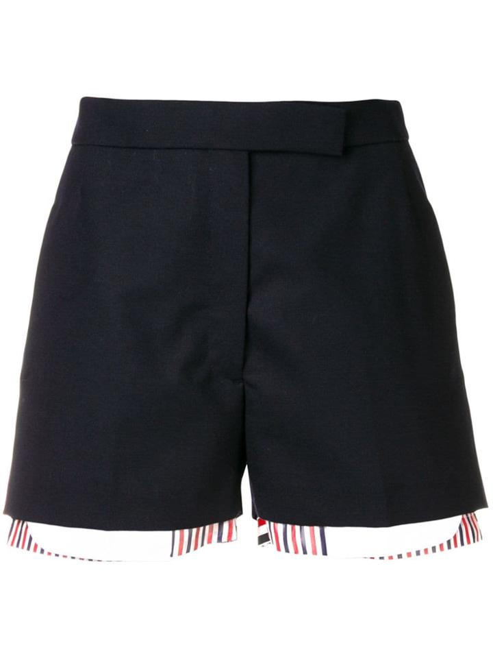 Thom Browne Drop Lining Menswear Short - Blue