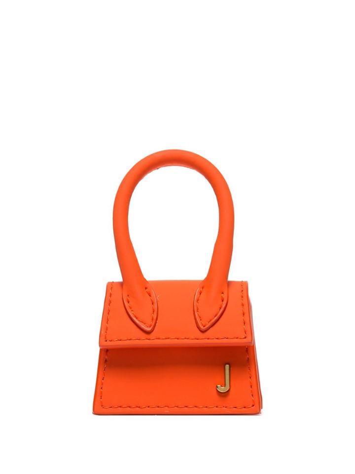 Jacquemus Orange Le Chiquiti Mini Leather Bag