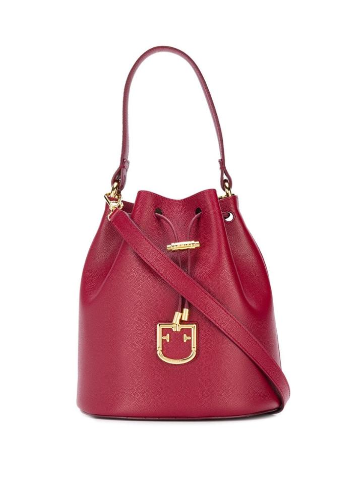 Furla Corona Bucket Bag - Red