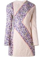 Mary Katrantzou 'k' Dress, Women's, Size: 10, Pink/purple, Silk/nylon/polyester