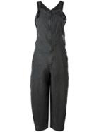 Y S Stonewash Flax Jumpsuit, Women's, Size: 2, Grey, Cotton/linen/flax