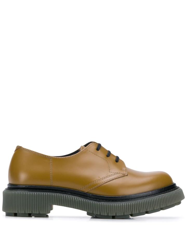 Adieu Paris Chunky Sole Oxford Shoes - Neutrals