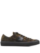 Tom Ford Camouflage Low-top Sneakers - Green