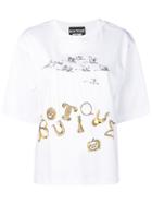 Boutique Moschino Graphic Print T-shirt - White
