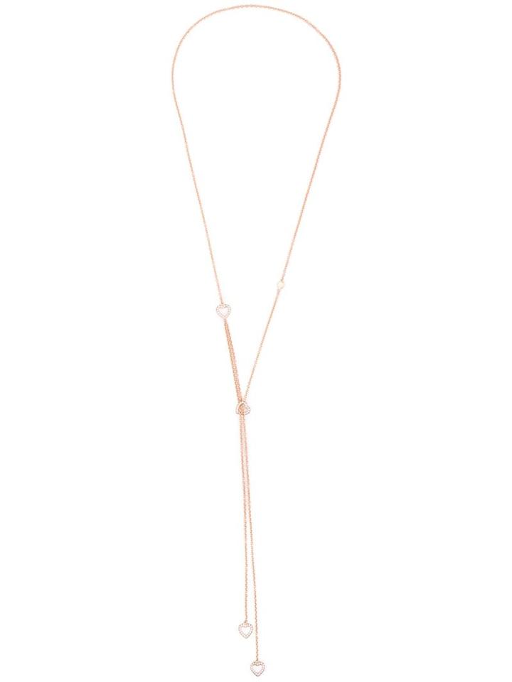 Luis Miguel Howard Diamond Heart Lariat Necklace