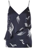 C/meo - Wing Print Camisole Top - Women - Polyester - M, Blue, Polyester