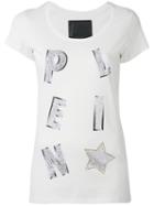 Philipp Plein Printed T-shirt, Women's, Size: Xs, White, Cotton