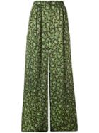 Christian Wijnants Bamboo Wide Trousers - Green