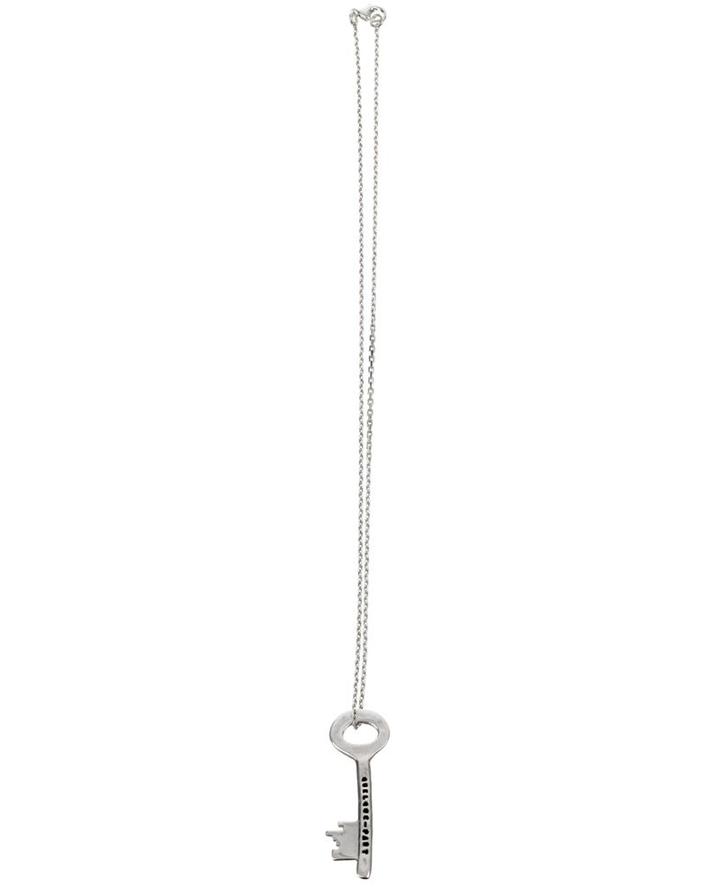 Thoraval Key Pendant Necklace, Women's, Metallic